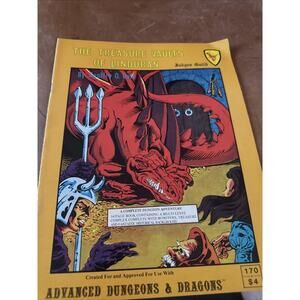 Dungeons & Dragons AD&D MODULE – THE TREASURE VAULTS OF LINDORAN - 1980 Judges